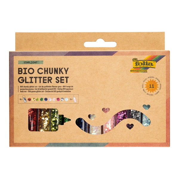 BIO Glitter- & Pailletten-Set